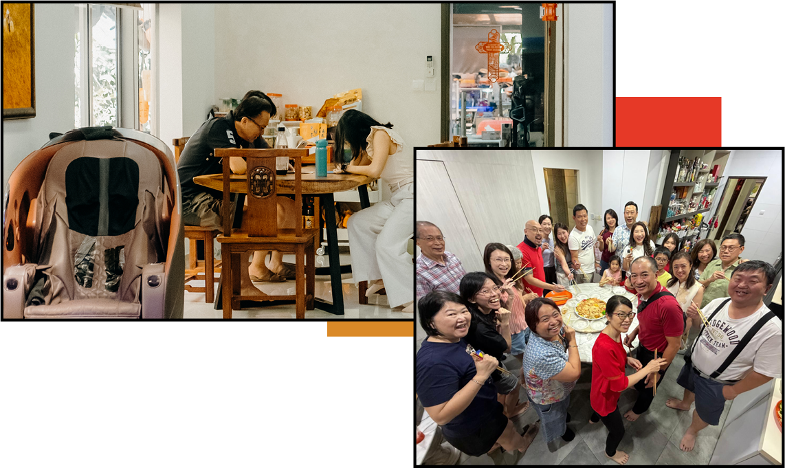 Present day: celebrating Chinese New Year together as a Life Group